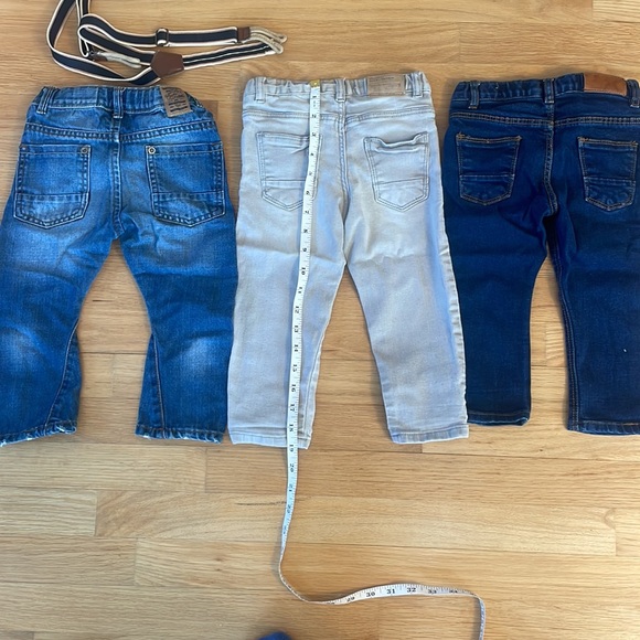 Toddler Boys Trendy Skinny Jeans, Zara, 3 pairs, size: 18-24 mo - Picture 9 of 9